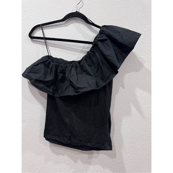 Who what wear ruffle one shoulder top size medium - Picture 6 of 7